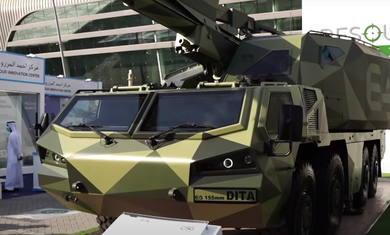 مدفع هاوتزر روسي من الجيل الجديد يعرض في معرض “آيدكس” لأول مرة