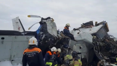 تحطم طائرة روسية بها مظليون (فيديو)