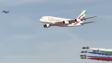 الإمارات تستعد لعرض جوي مذهل في “معرض دبي للطيران”