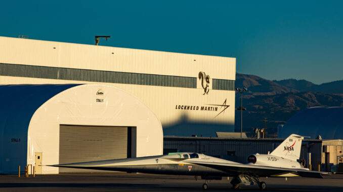 “سكنك ووركس” تطلق X-59 أحدث طائرات X من “ناسا”
