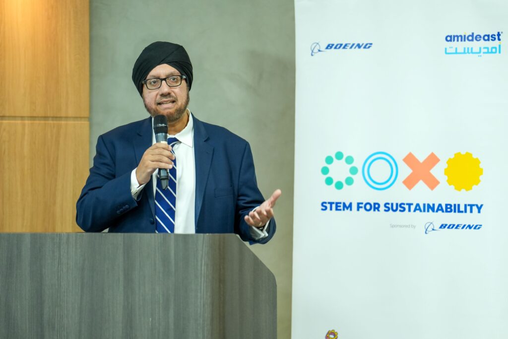 Kuljit Ghata Aura at UAE STEM for Sustainability Graduation