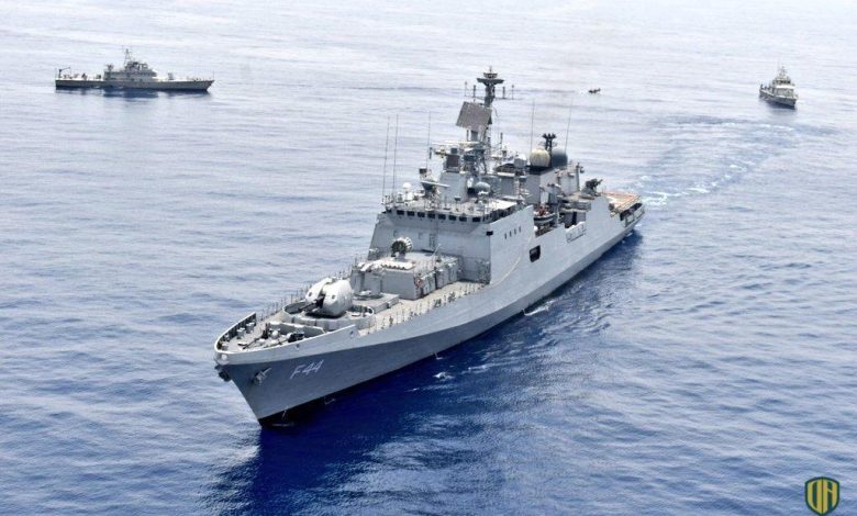 القوات البحرية الهندية تجري تمرين بحري عابر مع القوات البحرية السودانية