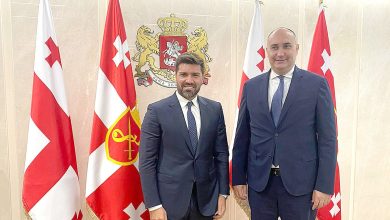 الخبير في الشّؤون الأمنيّة حسن حريري يلتقي وزير الدفاع الجورجيّ بهدف النّهوض بالقطاع الأمني في جورجيا