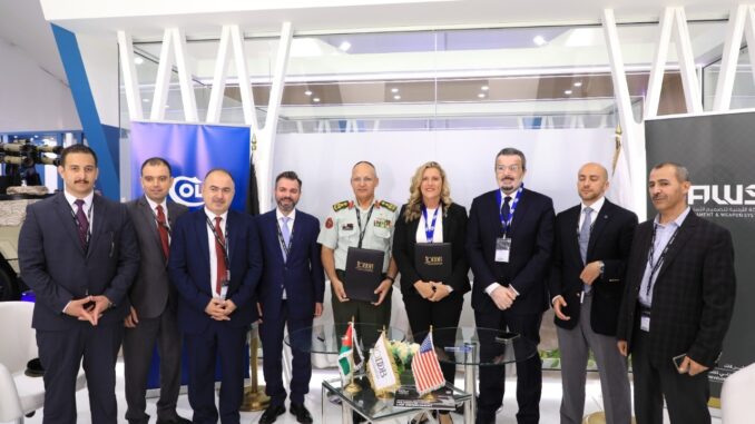 مذكرة تفاهم بين الشركة الأردنية لتصميم الأسلحة الخفيفة و”كولت” الأمريكية