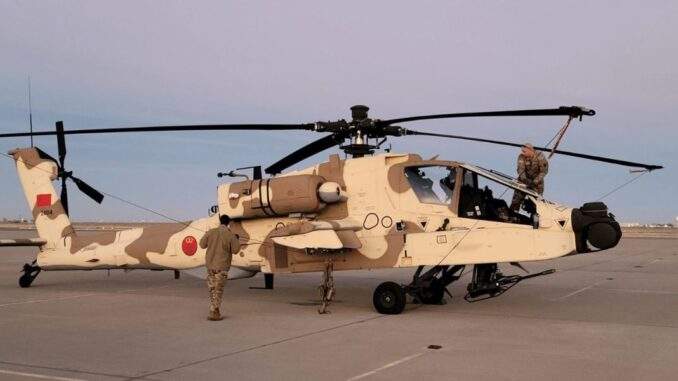 المغرب يتسلم الدفعة الأولى من مروحيات “أباتشي” الأمريكية