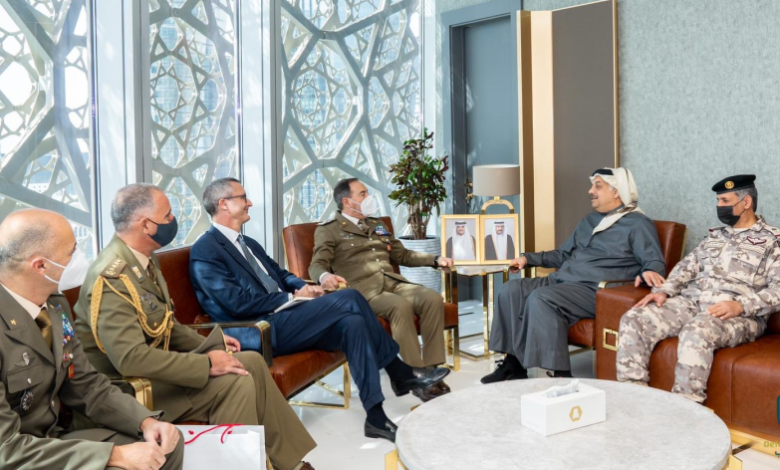 مباحثات قطرية إيطالية لتعزيز التعاون العسكري