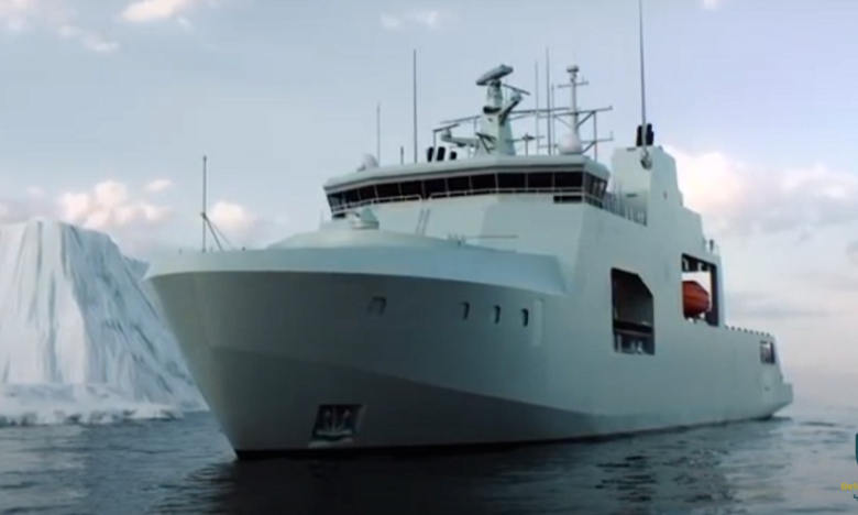 كندا تختبر كاسحة جليد جديدة طوّرتها لسلاح البحرية