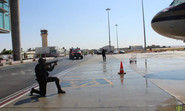 الاردن.. مديرية أمن وحماية المطارات تنفيذ تمريناً أمنياً