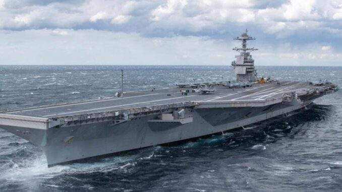 حاملة الطائرات الأمريكية “جيرالد ر. فورد” والقوة الصاروخية المرافقة لها