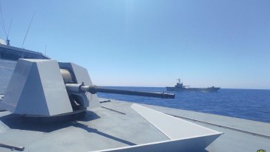 مصر واليونان تنفذان تدريبا بحريا عابرا بنطاق الأسطول الشمالي