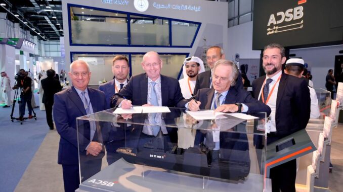 “أبوظبي لبناء السفن” توقع اتفاقية استراتجية مع “إليترونيكا” الإيطالية