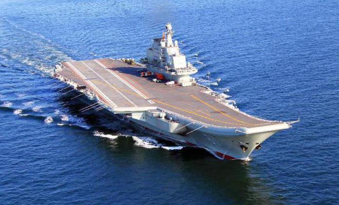 حاملة الطائرات الصينية "لياونينغ"