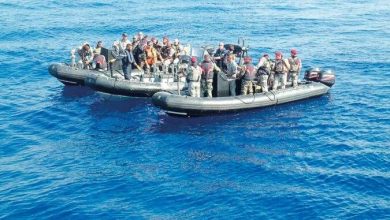 مناورة بحرية تجمع قوات مصرية مع دول عربية وغربية قبالة سواحل لبنان