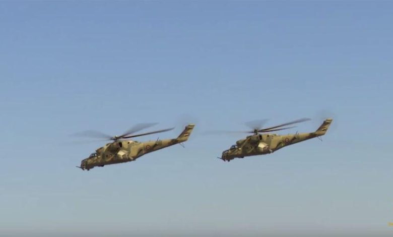 ماذا تعرف عن المروحية القتالية الروسية “مي-24” التابعة للقوات الجوية المصرية؟