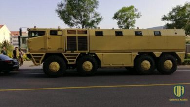 بالصور: الصين تعرض مركبة مدرعة ثقيلة بتمويه مميز