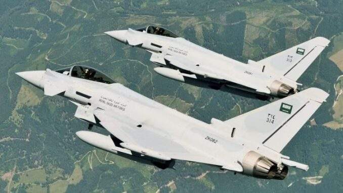 رئيس الوزراء البريطاني يضغط على ألمانيا للموافقة على بيع طائرات “يوروفايتر تايفون” للسعودية