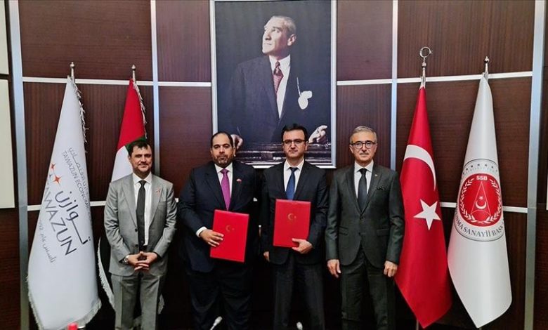 تركيا والإمارات توقعان مذكرتي تفاهم في مجال الصناعات الدفاعية