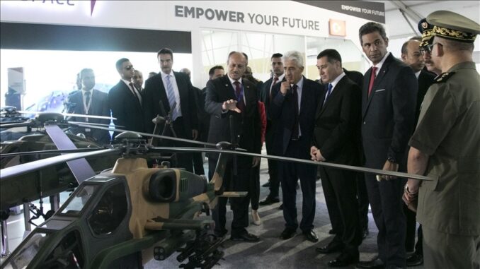 تركيا تشارك بأحدث منتجاتها العسكرية في معرض الطيران والدفاع في تونس