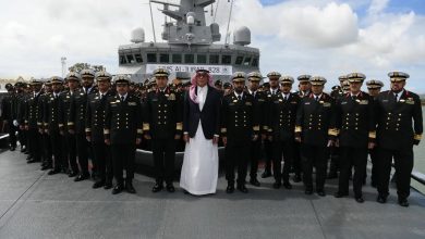 تدشين سفينة جلالة الملك “الجبيل” (صور)