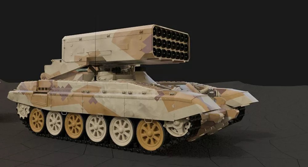 قاذفة اللهب "توس-A1" الروسية