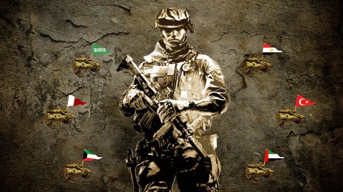 ما هو حجم الإنفاق العسكري الإجمالي للجيوش العربية في 2022؟