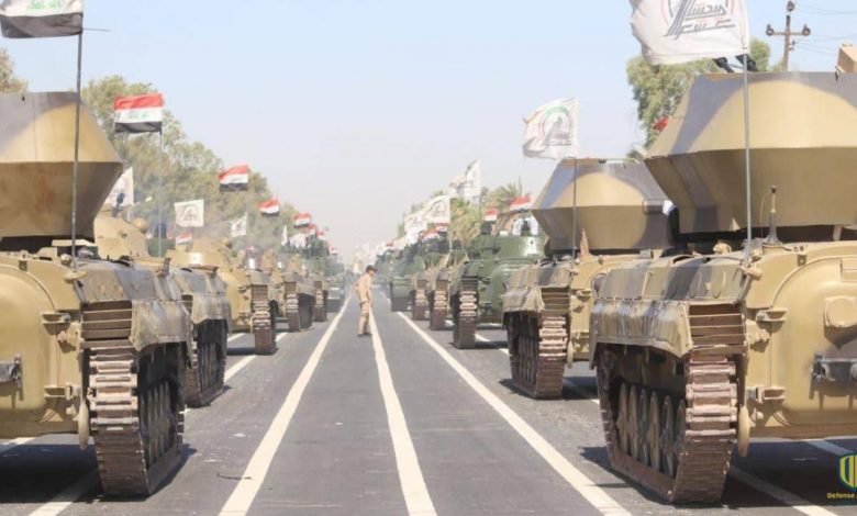 بالتفصيل.. الأسلحة التي كشفت في العرض العسكري بمحافظة ديالى العراقية