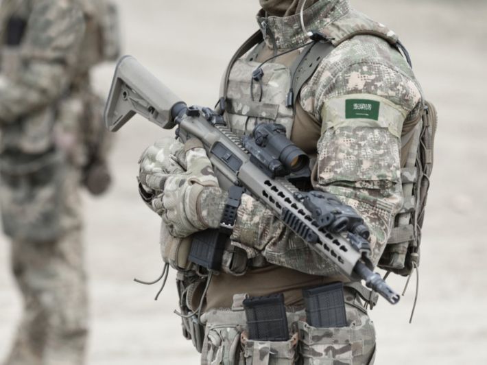 جندي ينتمي للجيش السعودي