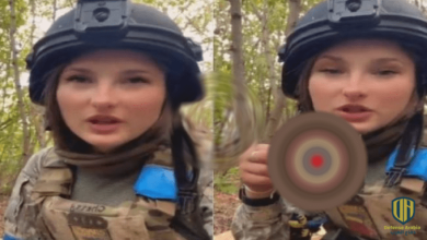 جندية أوكرانية تفعل ما عجز عنه الرجال وتصبح حديث العالم (فيديو)