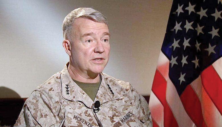 الجنرال ماكينزي: إيران صممت منصة إطلاق صواريخ باليستية لديها القدرة على إصابة الأهداف بدقة