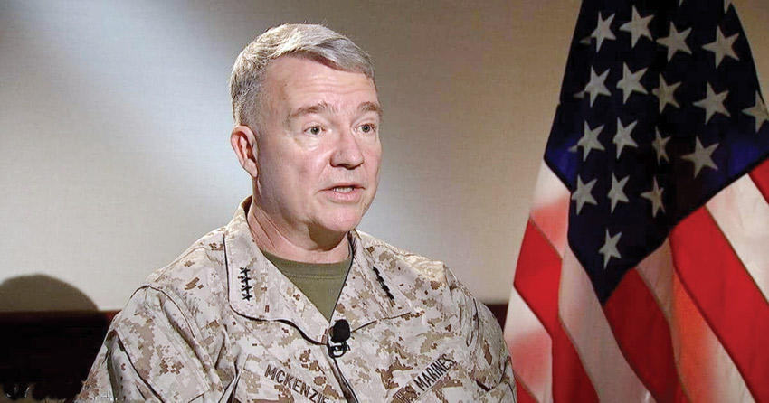 قائد القيادة المركزية الأميركية الجنرال كينيث ماكينزي