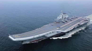 حاملات الطائرات الصينية تخضع لاختبارات نارية