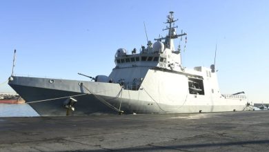 السفينة الإسبانية AUDAZ-P45 ترسو بميناء الجزائر