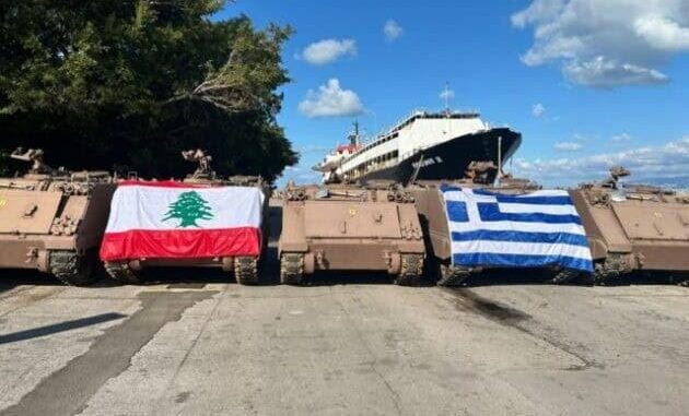 مدرعات يونانية تصل مرفأ بيروت.. صفقة دعم استراتيجي تعزز قبضة الجيش اللبناني