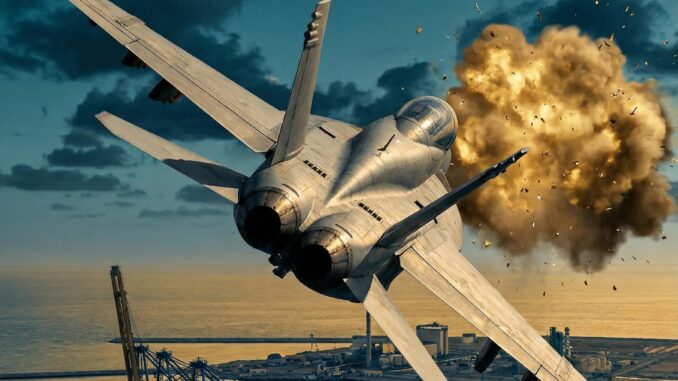 نجاة مقاتلة أمريكية من طراز “إف/إيه-18 سوبر هورنت” من صاروخ دفاع جوي إيراني: تحليل للواقعة وحرب التصريحات