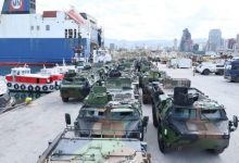 الجيش اللبناني تسلّم 39 ناقلة جند VAB هبة من السلطات الفرنسية 