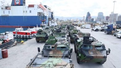 الجيش اللبناني تسلّم 39 ناقلة جند VAB هبة من السلطات الفرنسية